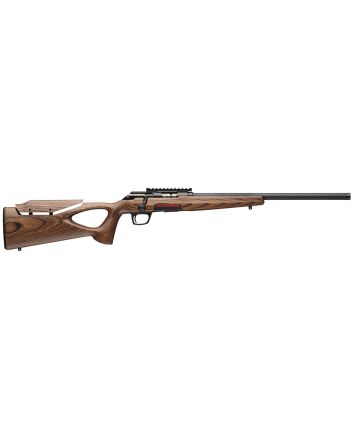 Winchester Repeating Arms 525228102 Xpert Target 22 LR 10+1 18" Matte Black Threaded Bull Barrel, Matte Black Picatinny Rail Steel Receiver, Brown Adj Comb &amp; LOP Thumbhole Laminate Stock