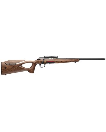 Winchester Repeating Arms 5252281003 Xpert Target 21 Sharp 10+1 18" Matte Black Threaded Bull Barrel, Matte Black Picatinny Rail Steel Receiver, Brown Adj Comb &amp; LOP Thumbhole Laminate Stock