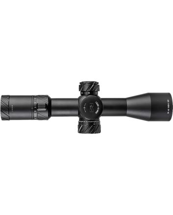 Meprolight USA 901246703 MVOMatte Black Anodized 3-18x44mm, 34mm Tube, Illuminated M3 MRAD Etched Green/Red Reticle