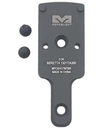 Meprolight USA 901141041 Optics Plate Shotgun Matte Black Aluminum Beretta 1301T/A300 RMR Footprint