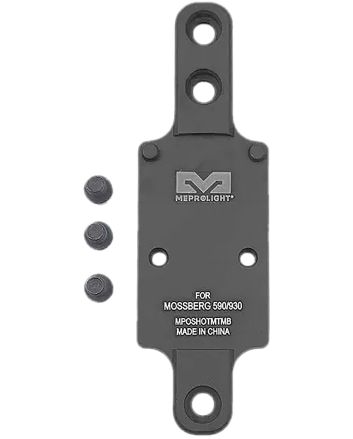 Meprolight USA 901141042 Optics Plate Shotgun Matte Black Aluminum Mossberg 930/590, RMR Footprint