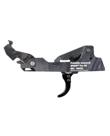 Franklin Armory 0350002BLKBinary 9mm Black Curved Trigger Fits AK Platform