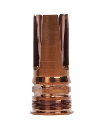 Q LLC ACCFH1/2288.6 Flash Hider8.6 Blackout Steel 1/2"x28 Threads 2.13" OAL