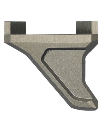 Q LLC ACCQSERTBSSAL Deluxe Q-Sert Barricade Stop Small Silver Anodized Aluminum