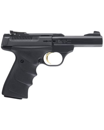 Browning 051408490 Buck Mark Standard Micro *CA Compliant 22 LR 10+1 4" Slab Side Barrel, Matte Black Serrated Steel Slide &amp; Aluminum Frame, Black Overmolded Grips