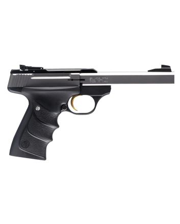 Browning 051409490 Buck Mark Standard *CA Compliant 22 LR 10+1 5.50" Slab Side Barrel, Stainless Serrated SS Slide, Matte Black Aluminum Frame, Finger Grooved Black Ultragrip RX Grip