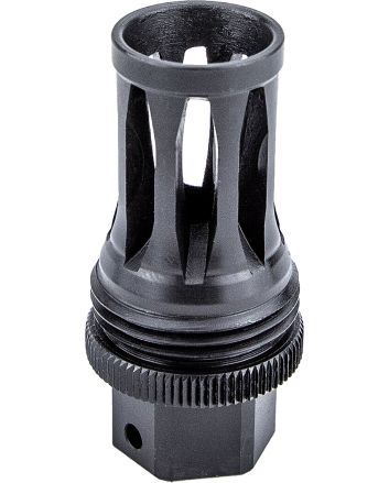 Kgm Suppressors A-QD-FH-S-3M Quick Detach Flash Hider Black Nitride Steel 3/4"x24 Threads
