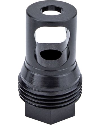 Kgm Suppressors A-TMB-S-3M SR25 Taper Muzzle Brake Black Nitride Steel 3/4"x24 Threads
