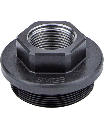 Kgm Suppressors A-SMG9-DTA-S-3 SMG9 Direct Thread Adapter Black Nitride Steel 5/8"x24 Threads