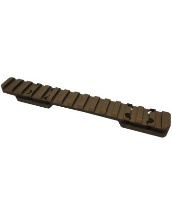 Talley PX0SB735 Smoked Bronze Cerakote Browning X-Bolt Picatinny Rail Mount Magnum Action