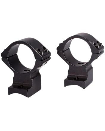 Talley 95X719 Scope Mount/Ring ComboBlack Anodized Aluminum 1" Tube, Savage (8-40) Round Receiver w/Accutrigger, High Rings
