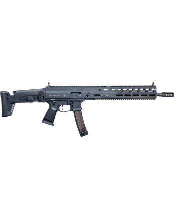 Grand Power 810091157947 Stribog SP9A1 9mm Luger 30+1 Black Picatinny Rail, Black Polymer Grip