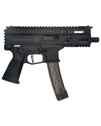 Grand Power 8588005808590 SP9A3S Stribog 9mm Luger 30+1 5.50" Black Threaded Barrel, M-LOK Handguard, Black Aluminum Picatinny Rail Receiver, Rear Picatinny Rail, Black Polymer Grip, Thread Protector