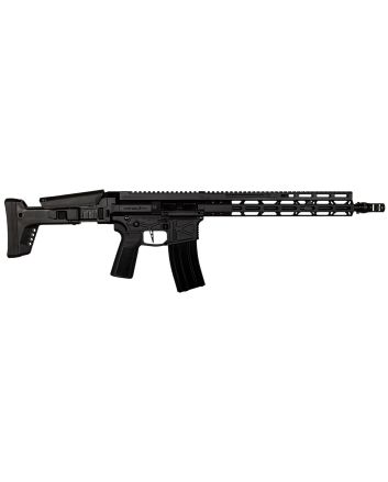 Global Ordnance LLC 197892003216 Monolithic5.56 NATO 16" Barrel, Keymod Handguard, Modular Black Stock, Black Polymer Grip