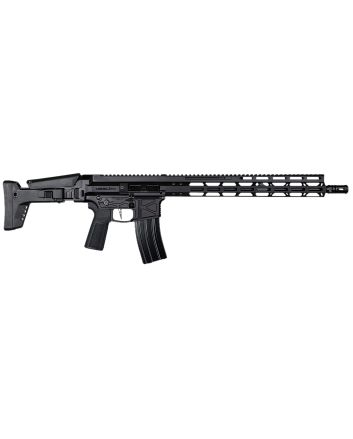 Global Ordnance LLC 197892003223 Monolithic5.56 NATO 16" Barrel, M-LOK Handguard, Modular Black Stock, Black Polymer Grip