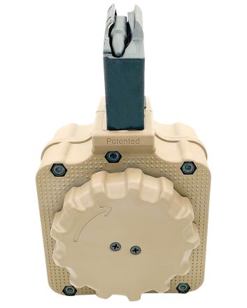ProMag DRMA1-FDE 50rds Drum 308 Cal Fits AR-10 FDE Polymer