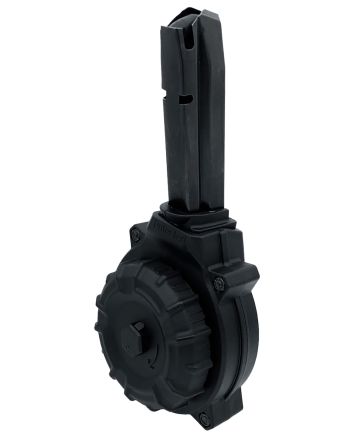 ProMag DRMA64 50rds Drum 40 S&amp;W Black Polymer
