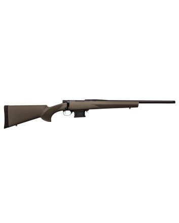 Howa HMACF65GYTH 1500 Mini Action 6.5 Grendel 20" Black Carbon Fiber Threaded Barrel, Black Drilled &amp; Tapped Steel Receiver, Fixed HTI Green Synthetic Stock