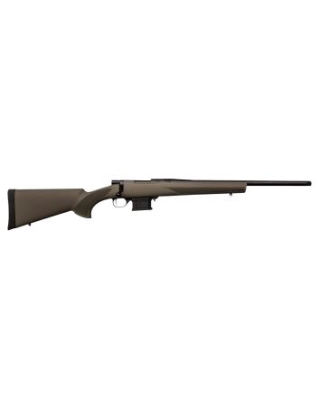 Howa HMACF6ARCGYTH 1500 Mini Action 6mm ARC 20" Black Carbon Fiber Threaded Barrel, Black Drilled &amp; Tapped Steel Receiver, Fixed HTI Green Synthetic Stock