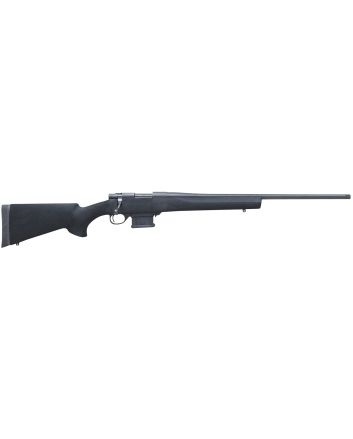 Howa HMA223BHBY 1500 Mini Action Youth 223 Rem 20" Black Heavy Threaded Barrel, Black Drilled &amp; Tapped Steel Receiver, Fixed HTI Black Synthetic Stock
