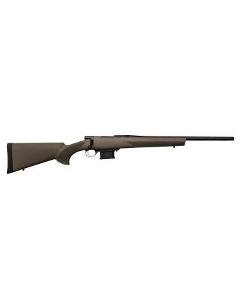 Howa HMA22ARCGHBY 1500 Mini Action Youth 22 ARC 20" Black Heavy Threaded Barrel, Black Drilled &amp; Tapped Steel Receiver, Fixed HTI Green Synthetic Stock
