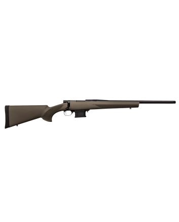 Howa HMA6ARCGHBY 1500 Mini Action Youth 6mm ARC 20" Black Heavy Threaded Barrel, Black Drilled &amp; Tapped Steel Receiver, Fixed HTI Green Synthetic Stock
