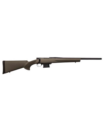 Howa HMA6ARCGYTH 1500 Mini Action Youth 6mm ARC 22" Black Steel Threaded Barrel, Black Drilled &amp; Tapped Steel Receiver, Fixed HTI Green Synthetic Stock