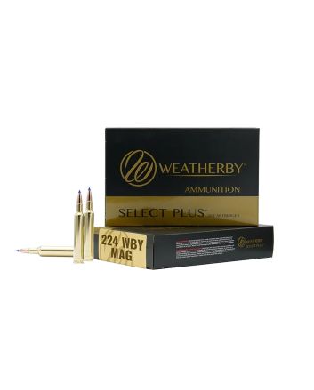 Weatherby R224805FBT 224WthbyMag 80.5gr 20 Per Box/10 Case