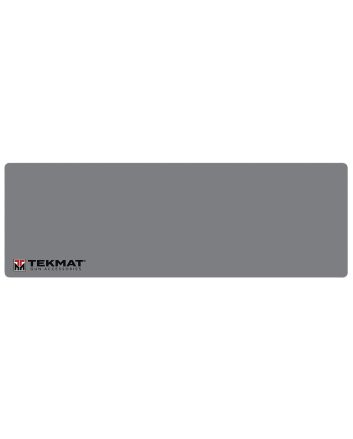 TekMat TEKR36TMLOGOGYCleaning Mat Gray Rubber 12"x36" TEKMAT Logo