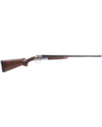 ATI ATIGKOF20RP26 Road Agent Prime 20 Gauge Break Open 2rd 26" Black Side By Side Barrel, Silver Engraved Aluminum Receiver, Fixed Turkish Walnut Stock