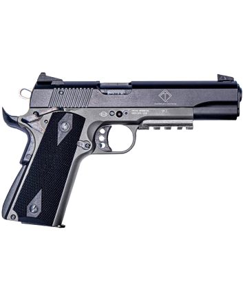 ATI GERG1911ADOPGR GSG 191122 LR 10+1 5" Black Steel Barrel, Black Parkerized Serrated Slide, Gray Polymer Grip
