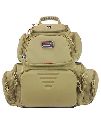 GPS Bags GPS1711BPT HandgunnerBackpack 1000D Nylon Tan