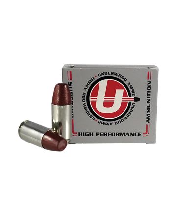 Underwood Ammo 719 9mm+P 147gr Hard Cast Flat Nose 20 Per Box/10 Case