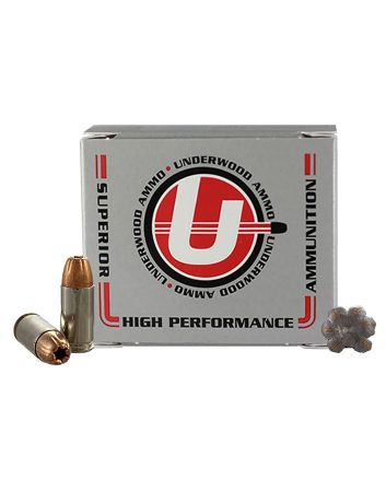Underwood Ammo 114 9mm 124gr Jacketed Hollow Point 20 Per Box/10 Case