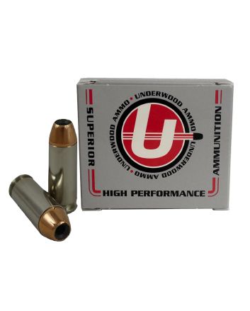 Underwood Ammo 231 10mm 135gr Jacketed Hollow Point 20 Per Box/10 Case