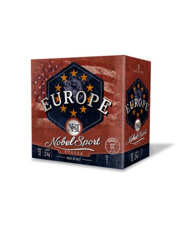 Nobel/Eurosports LLC ANSEU1218 Europe12Gauge 2.75" 1oz 8Shot 25 Per Box/10 Case