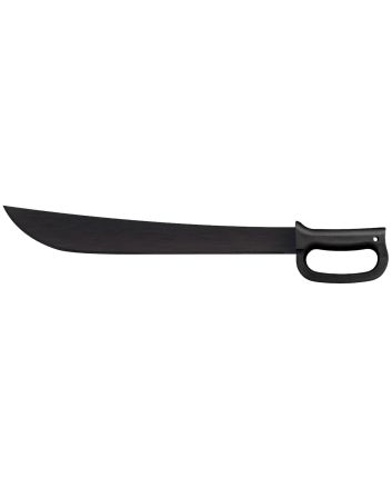 Cold Steel CS97AD18S Latin D-Guard Black Matte Baked-On Anti Rust 65Mn Carbon Steel Blade, Black Polypropylene Handle, 23.63" Long Includes Sheath