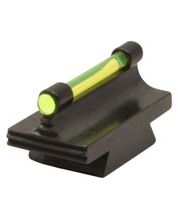 TruGlo TGTG95343RG Front SightGreen Front Fiber Optic/Black Frame 3/8" Dovetail, .343" High