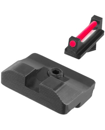 TruGlo TGTG132CZ1 Fiber-Optic ProRed Fiber Optic Front/Blacked Rear/Black Frame Fits CZ SP