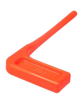 Leapers RBCSF06 Chamber Safety Flag Orange Polymer 3.50" Long 6 Pack
