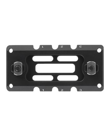Leapers TLUMA01 ARCA Rail 3.10 Slot M-LOKMatte Black Anodized Aluminum 3.10" Long M-LOK Mount