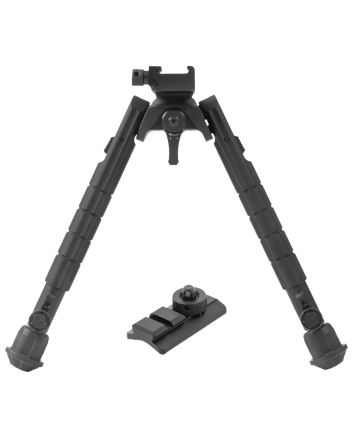 Leapers TLBP03B Bipod Black Anodized 8-12" Aluminum