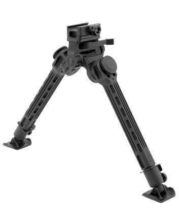 Leapers TLBPFS01A Big BoreBipod Black Anodized 9-14" Aluminum/Steel