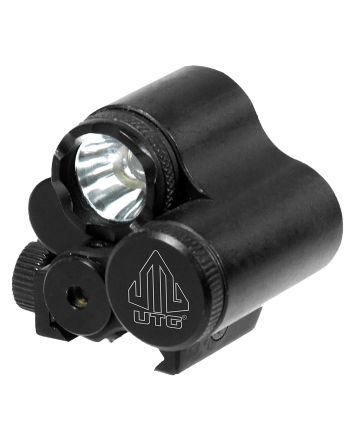 Leapers LTELP28R Black Anodized Aluminum 120 Lumens CREE LED IRB Bulb Red Laser Picatinny Mount