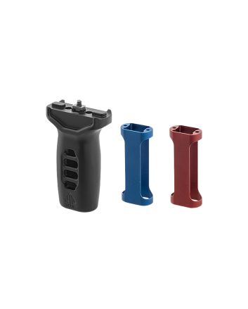 Leapers MTFGM01 Super Slim ForegripMatte Black Anodized Aluminum