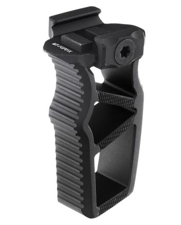 Leapers MTFGP01X Ultra Slim ForegripMatte Black Anodized Aluminum