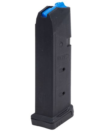 Leapers RBTGL915 15rd 9mm Fits Glock Black Polymer/Steel