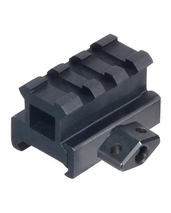 Leapers MNTRS08S3 Picatinny RiserMatte Black Anodized Aluminum Picatinny/Weaver Mount