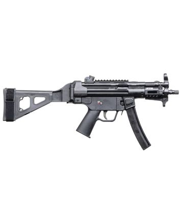 PTR9RS BR 9mm Luger 30+1 6" Black Nitride 3-Lug Threaded Barrel, M-LOK Handguard, Black Parkerized Aluminum Picatinny Rail Receiver, SB Tactical Brace, Black Polymer Grip