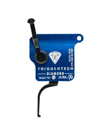 TriggerTech R70SAB02TNF DiamondBlack Flat Straight Fits Remington 700 Right Hand
